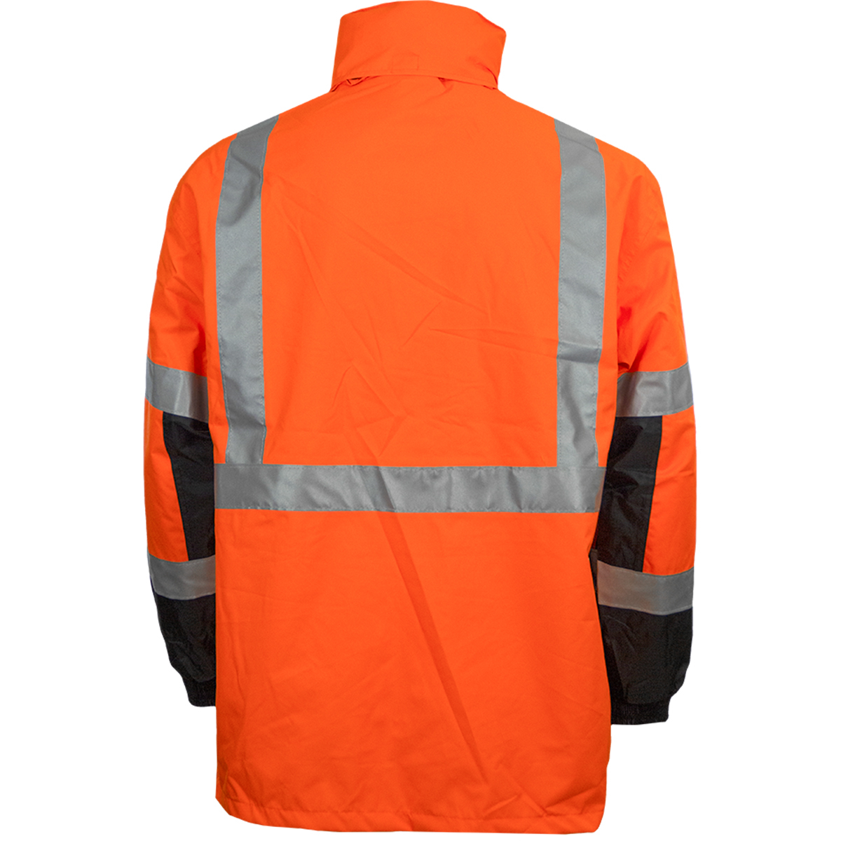 PIP 431ST-OB ANSI Type R Class 3 Two-Tone Waterproof and Breathable 3-Seasons Parka Hi-Vis Orange/Black