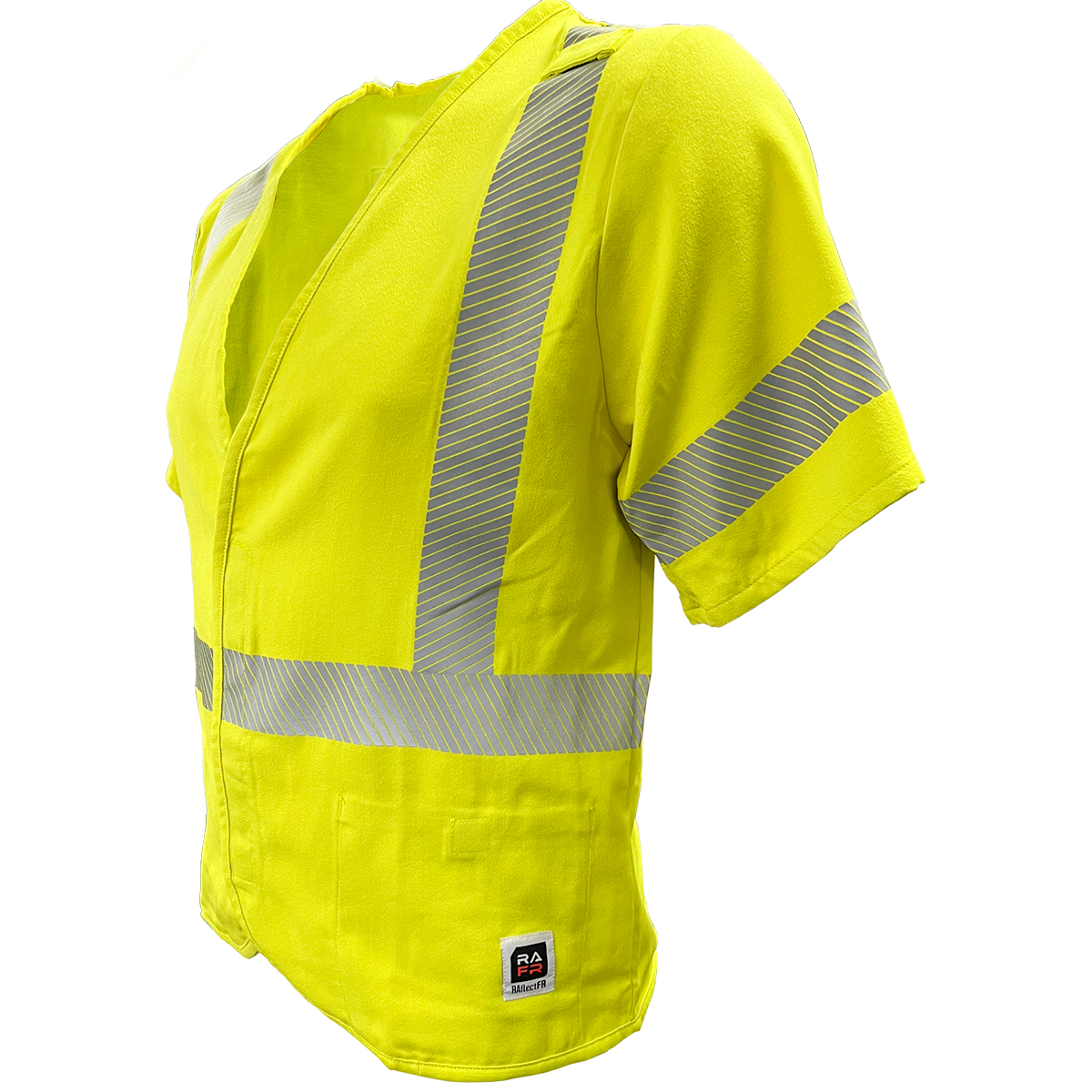PIP 510FRGS-LM ANSI Type R Class 3 AR/FR Solid Vest Hi-Vis Yellow