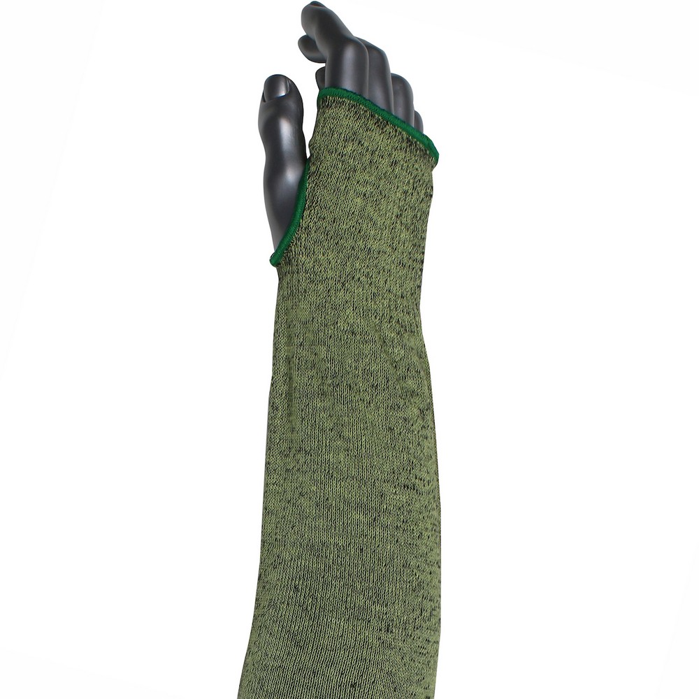 PIP S10ATAFR/5HA-EW-ES6-22T Single-Ply ATA Hide-Away FR / Modacrylic Blended Sleeve with Thumb Hole - Wide Width