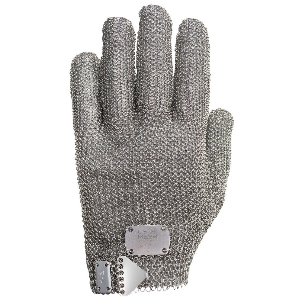 PIP USM-1180-XS Stainless Steel Mesh Glove with Steel Prong Closure - Wrist Length