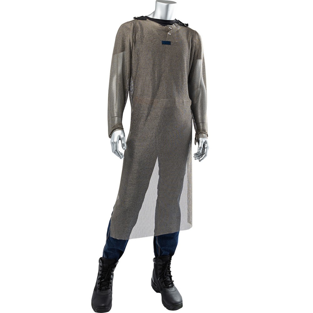 PIP USM-4301TI-XS Titanium Wire Ring Mesh Full Body Tunic with Sleeves