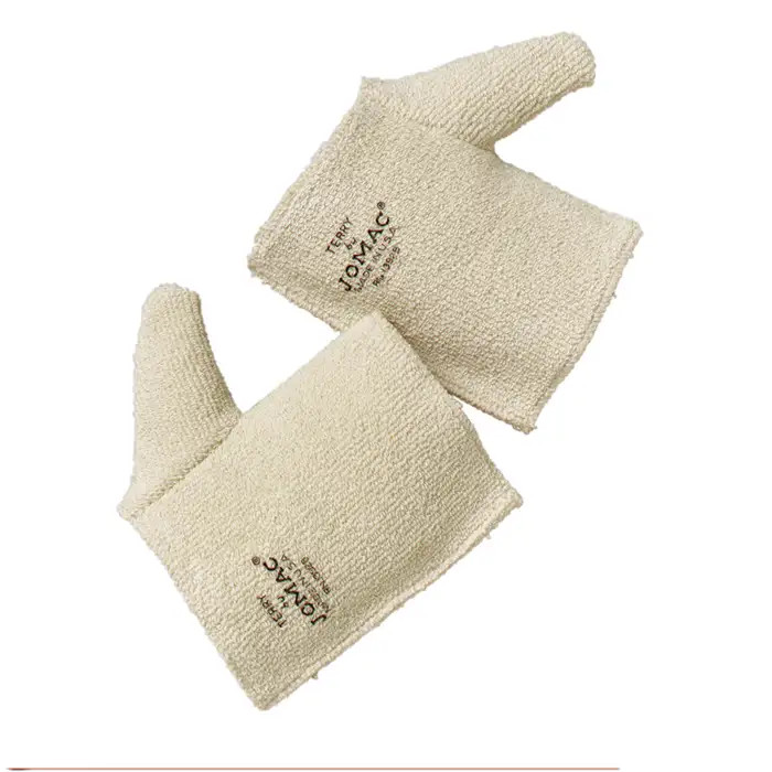 Jomac H-160 6 1/2" Extra Heavyweight Terrycloth Hand Pads