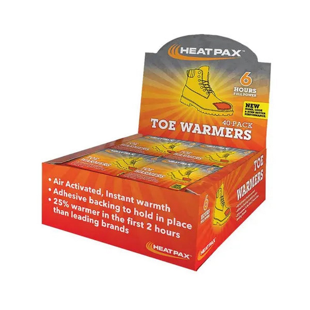 Occunomix 1106-40D Heat Pax Toe Warmer 40 Pair Display