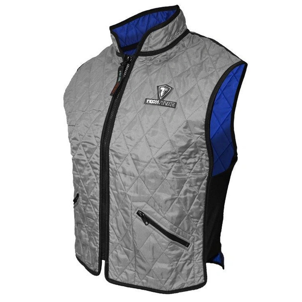 Occunomix 6530-SV Miracool Hyperkewl Evaporative Cooling Deluxe Sport Vest Silver