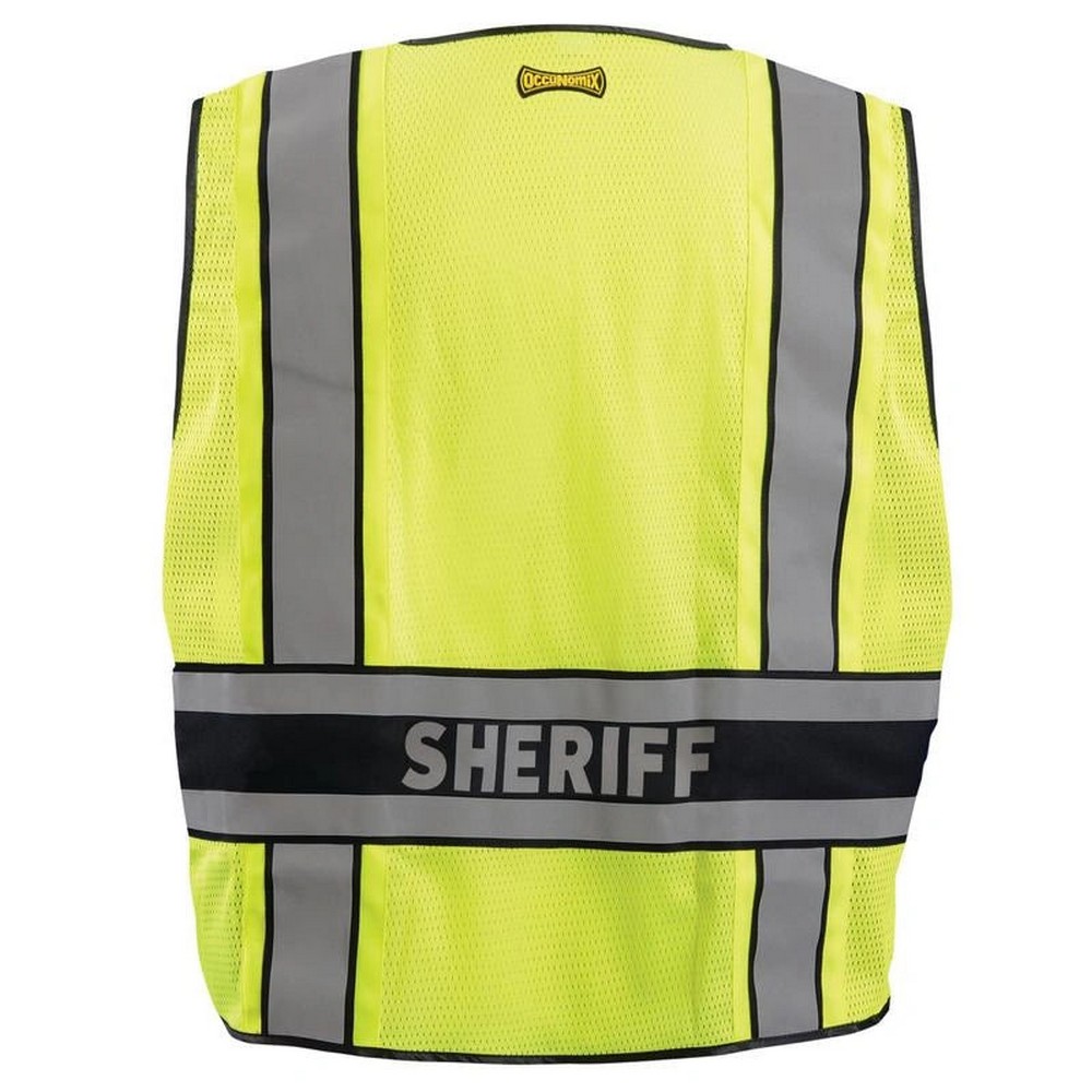 Occunomix LUX-DPSS-DOR Deluxe Solid/Mesh Breakaway Public Safety Vest W/Dor, Sheriff