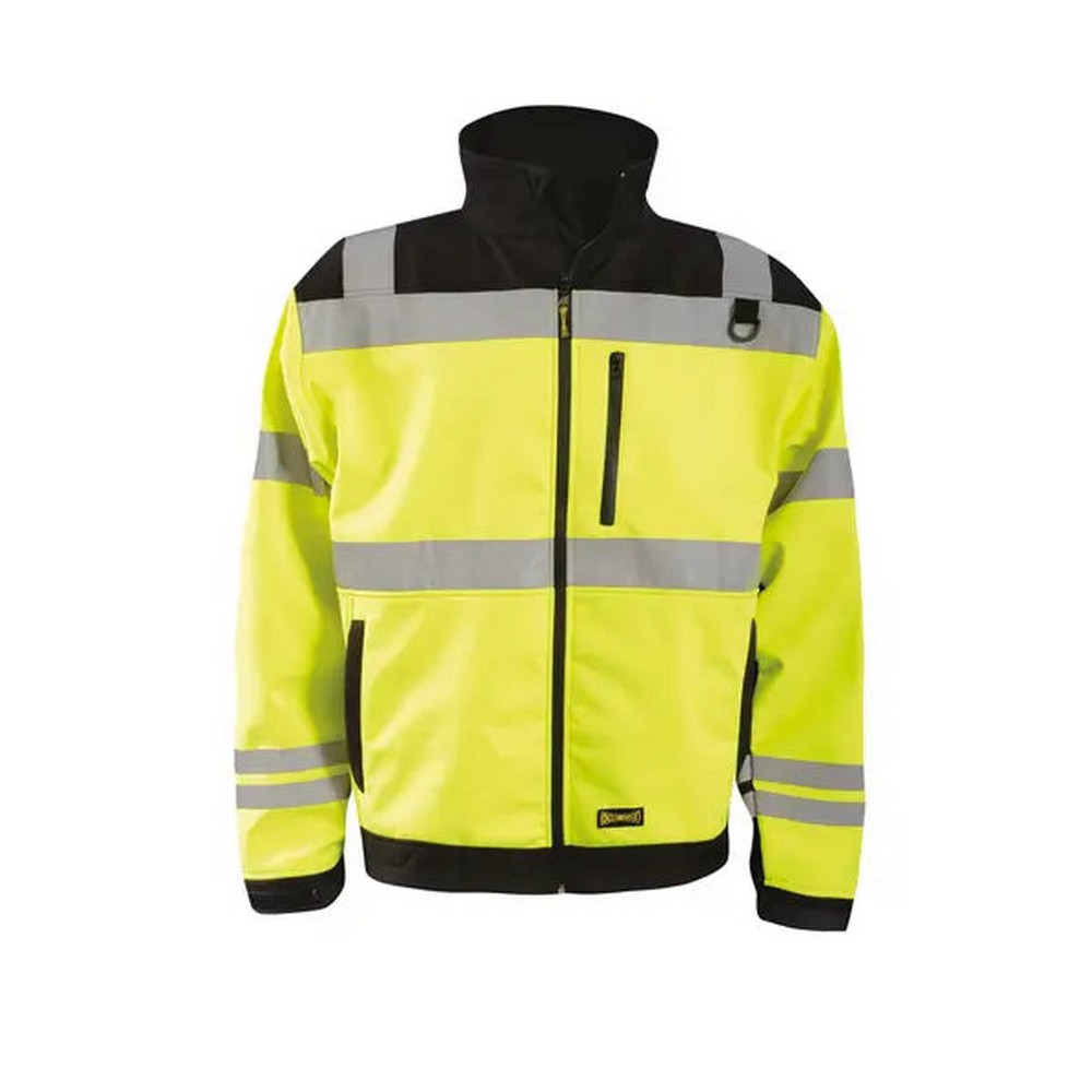 Occunomix LUX-M6JKT-Y 3 Season Soft Shell Jacket Hi-Vis Yellow