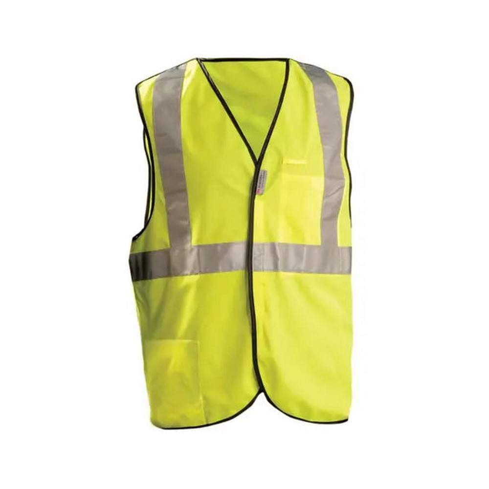 Occunomix LUX-SSBRP-Y Solid 5-Pt Breakaway Vest Hi-Vis Yellow