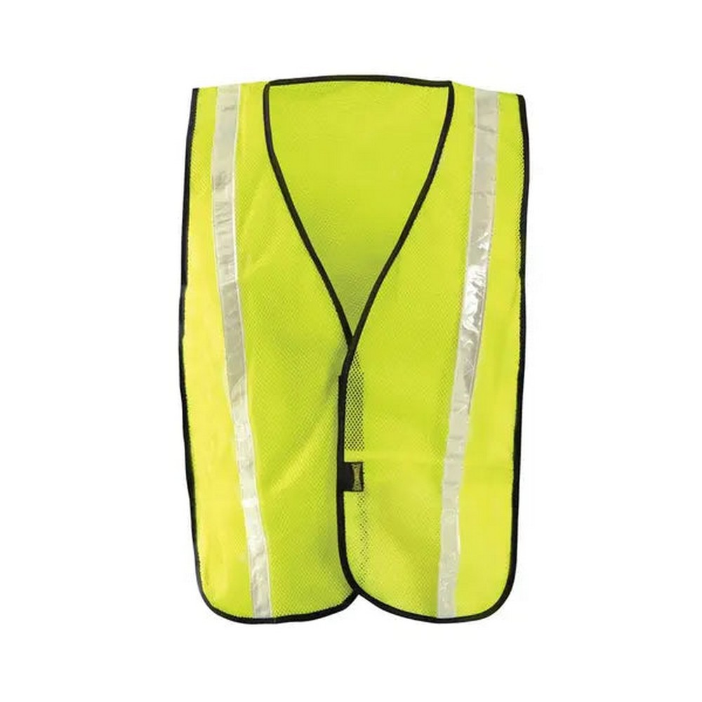 Occunomix LUX-XGTM-Y Mesh Gloss Tape Vest Hi-Vis Yellow