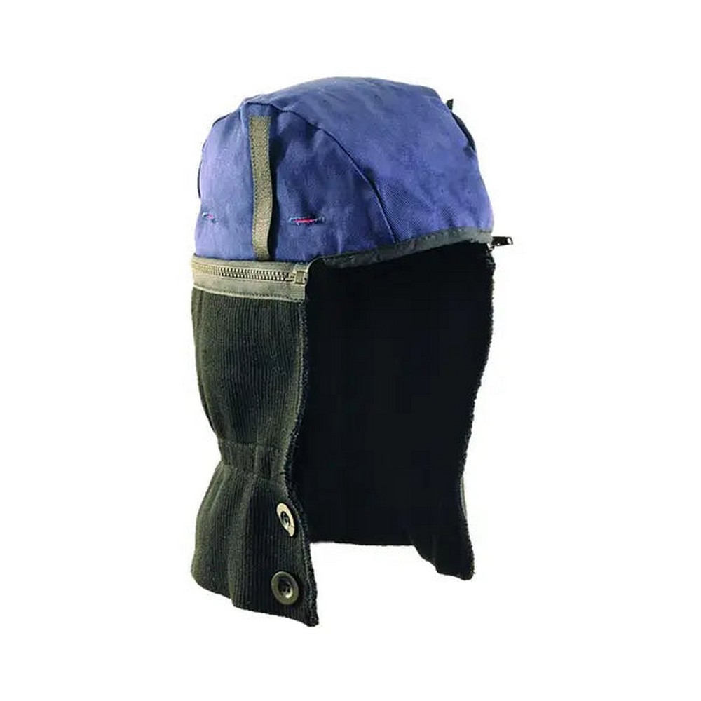 Occunomix LZ620 Premium Shoulder-Length Two-Way Fleece Lined Cotton Twill Navy/Black