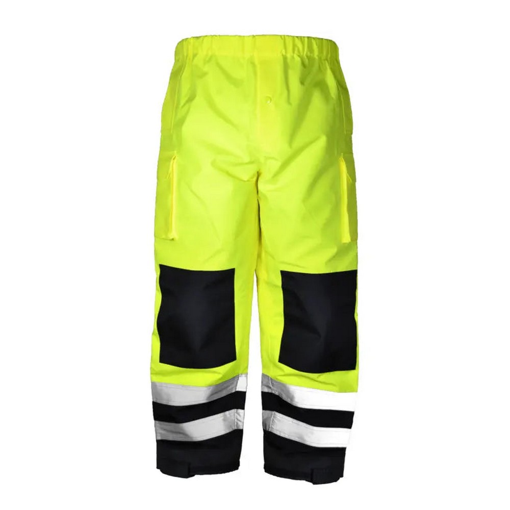 Occunomix SP-RSPBK-Y Black Bottom Ripstop Rain Pant Hi-Vis Yellow