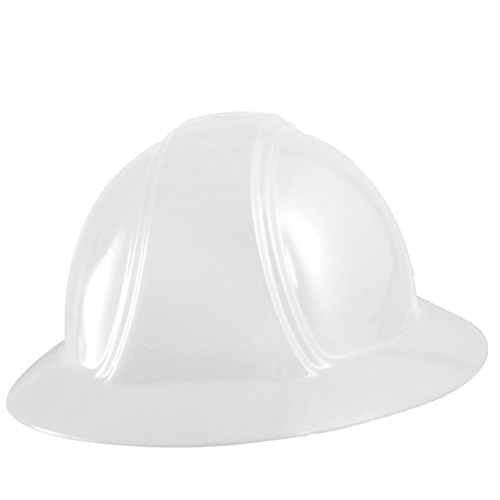 Occunomix VF200-00 Full Brim Hard Hat W/Ratchet Suspension White