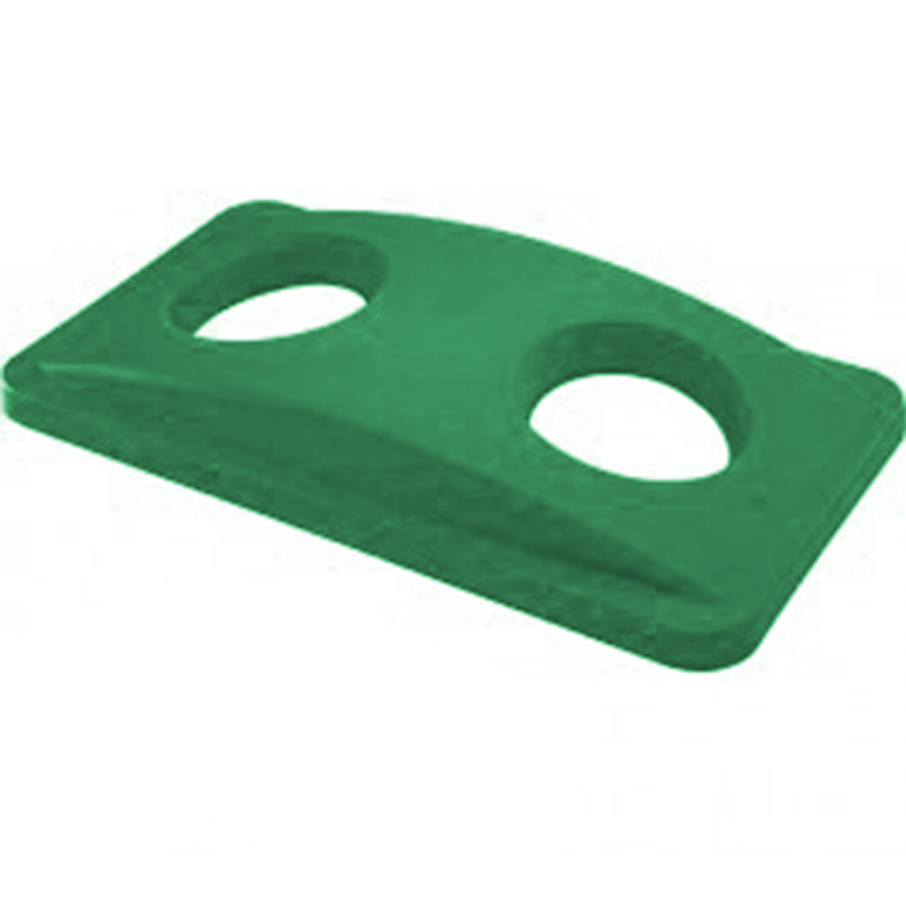 Quantum Storage Solutions CTH-LCBGN Can Bottle Lid for Crusader Thin Recycling Container Green