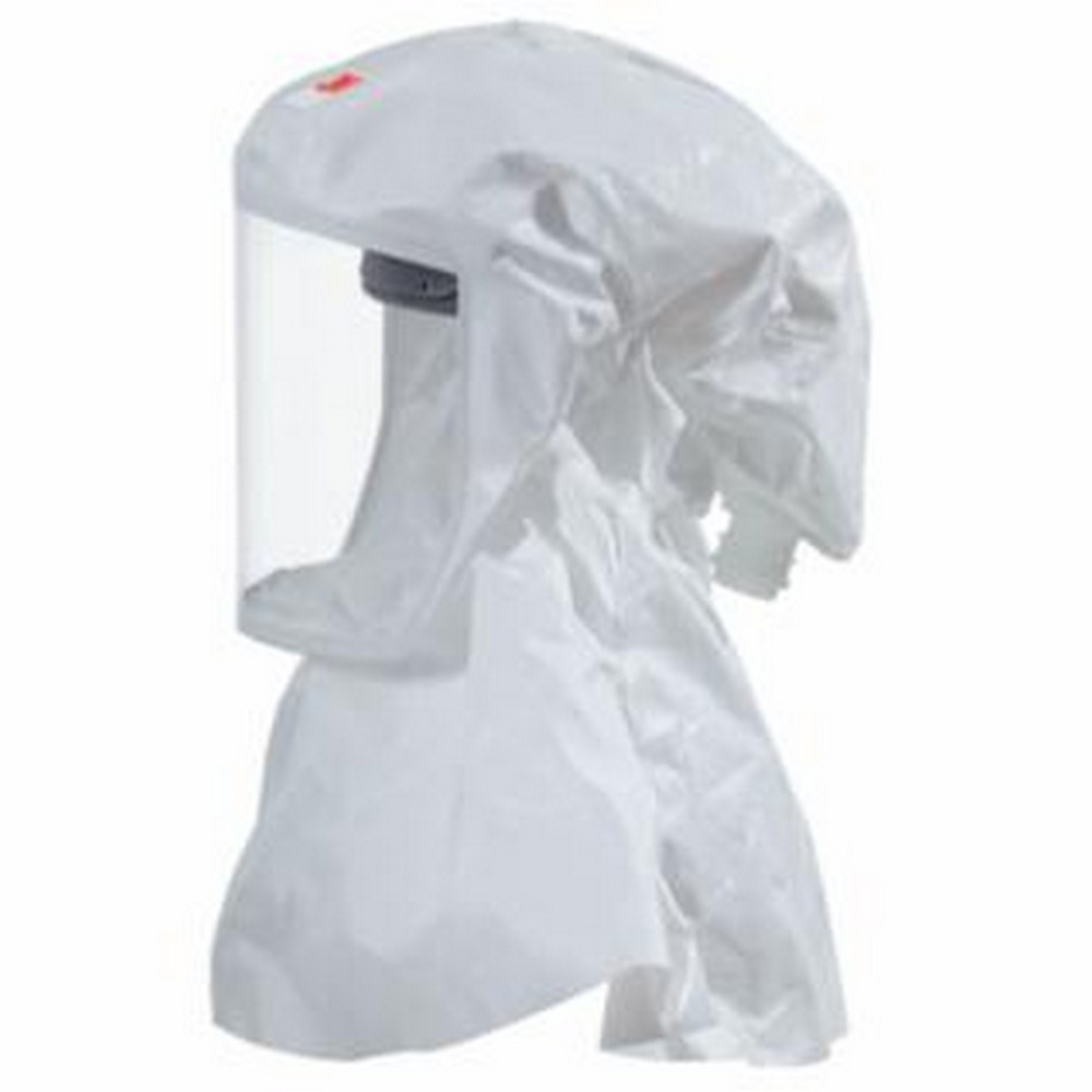 3M S-Series 142-S-433L-5 Hoods and Headcover, Hood with Integrated Suspension, M/L, White