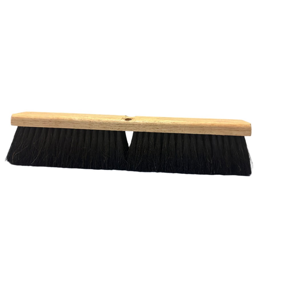 Better Brush 101718 Horsehair Blend Outer Rows with Tampico Center Rows Floor Brush - 18"