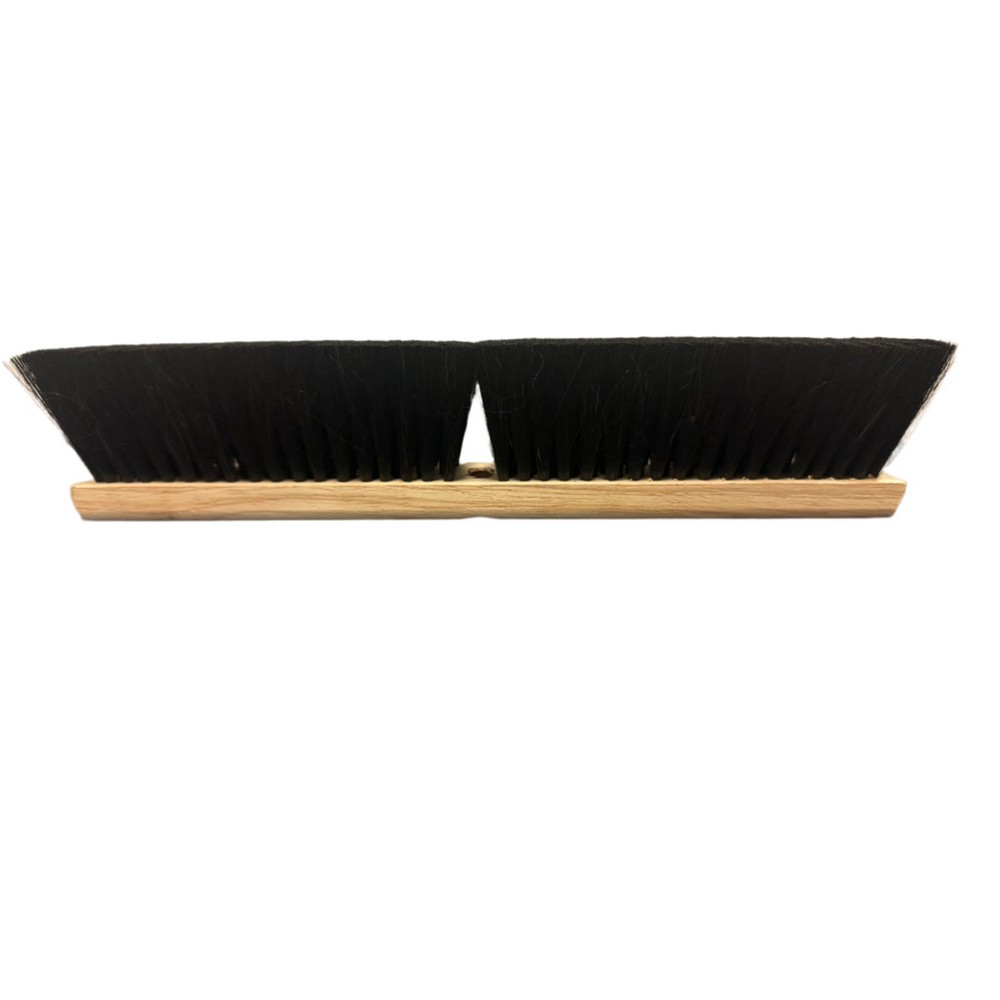 Better Brush 101718 Horsehair Blend Outer Rows with Tampico Center Rows Floor Brush - 18"