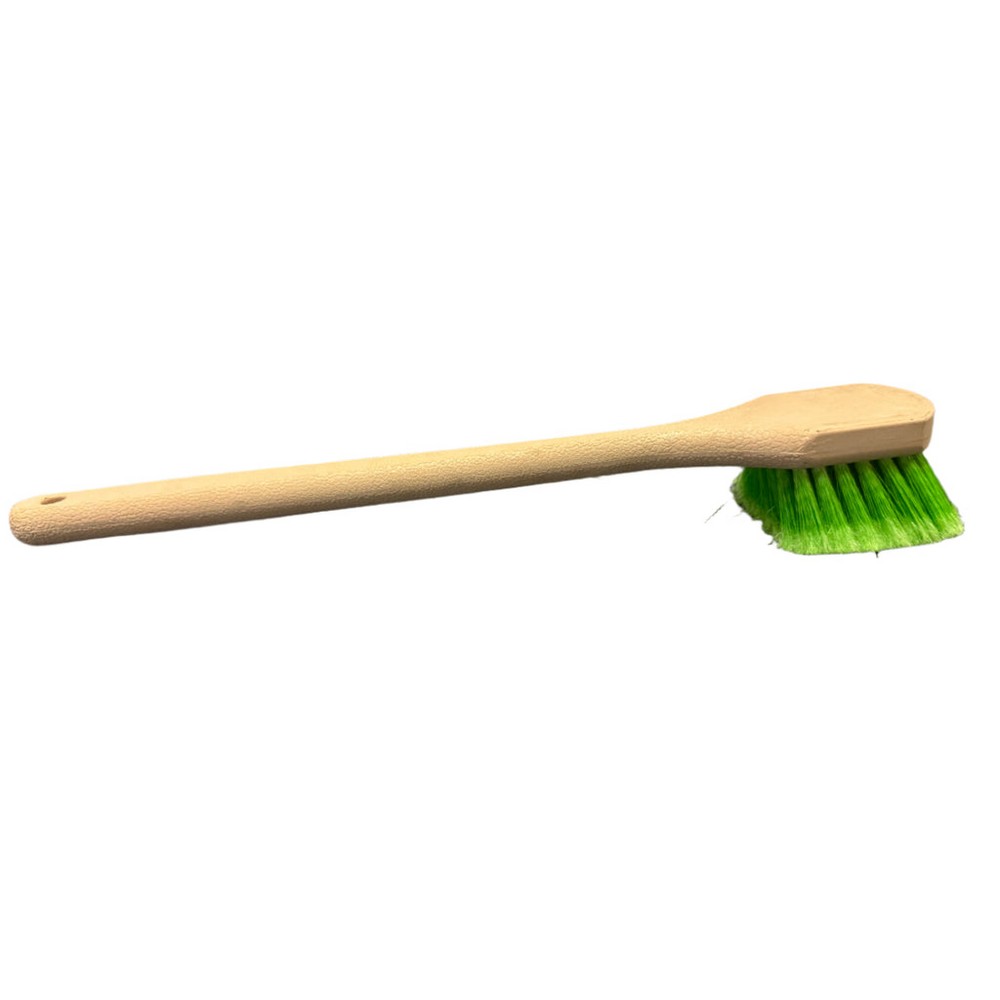 Better Brush 201120 Med Stiff Green Flagged Plastic- Vehicle Utility Brush - 20" Handle