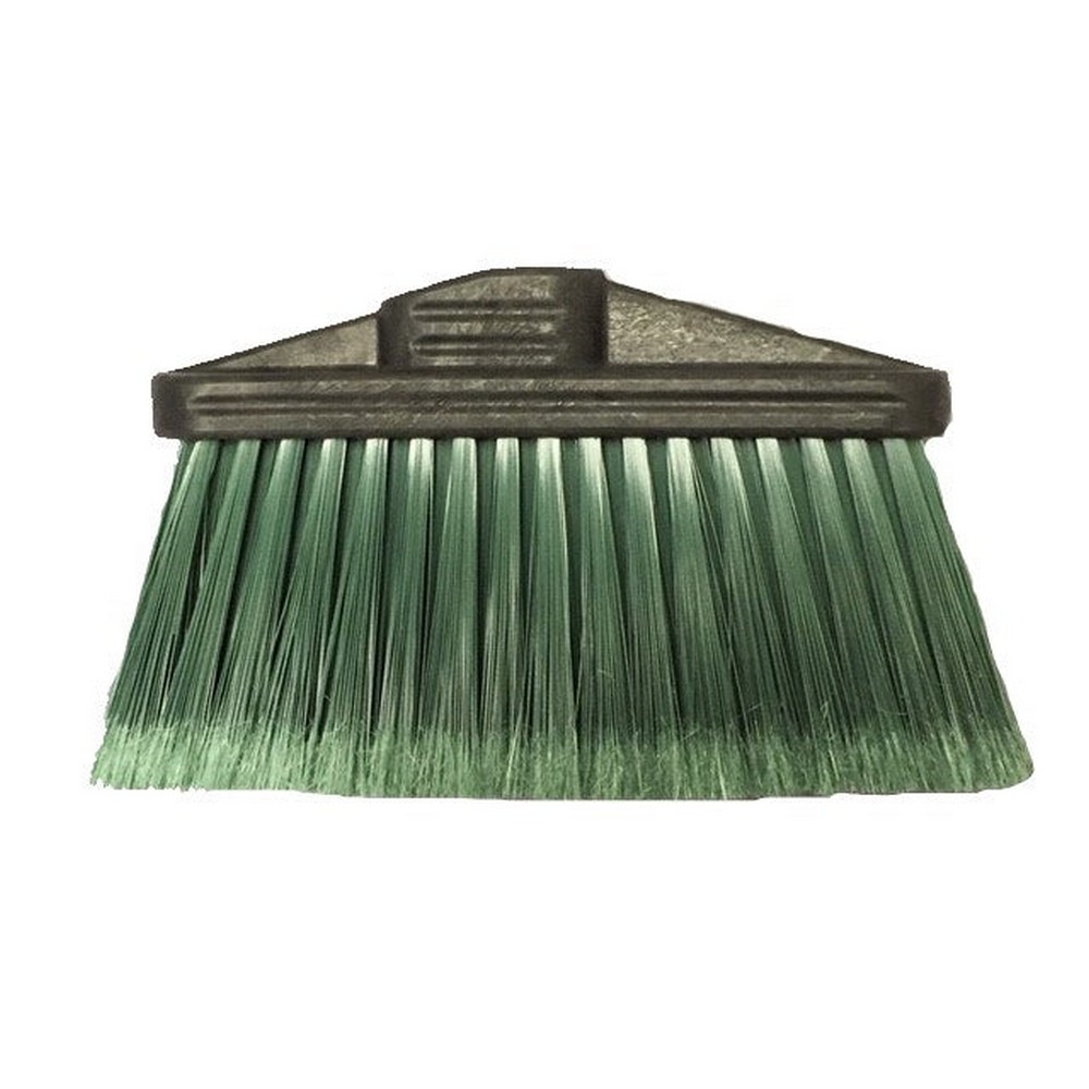 Better Brush 430109G Light Sweep Upright Broom - 4" Trim Green- Head Only