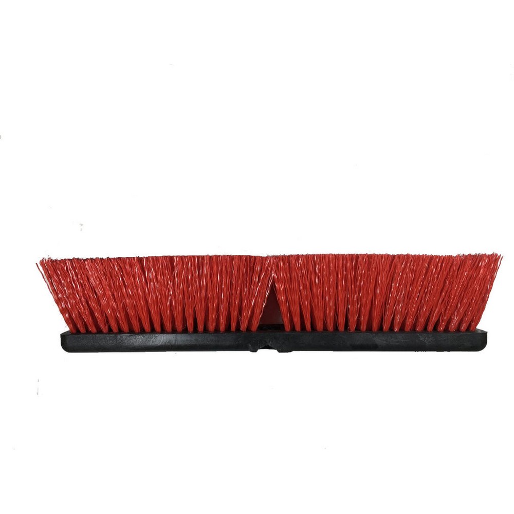 Better Brush 121424R Red Polypropylene Garage Brush - 24" Black Plastic Block