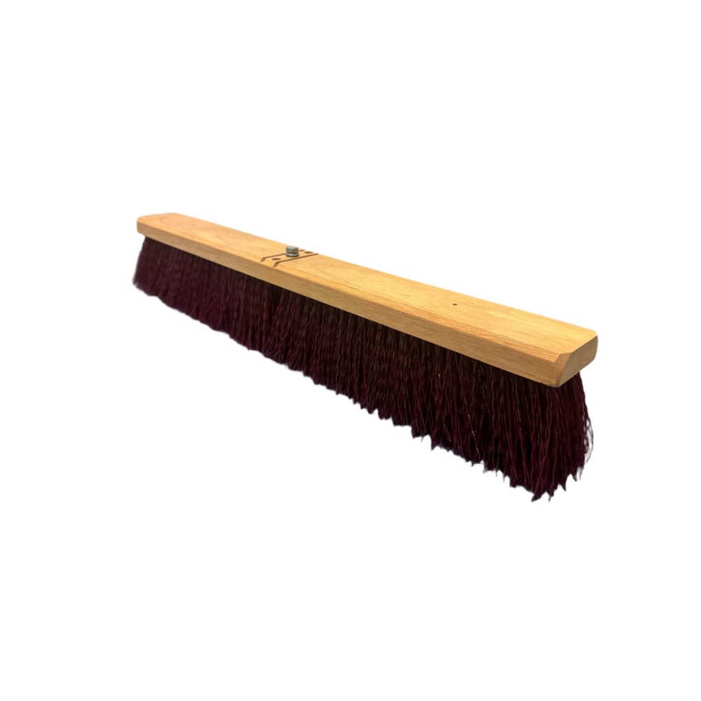 Better Brush 120436 Maroon Polypropylene Garage Broom - Bolt-On Style 36"