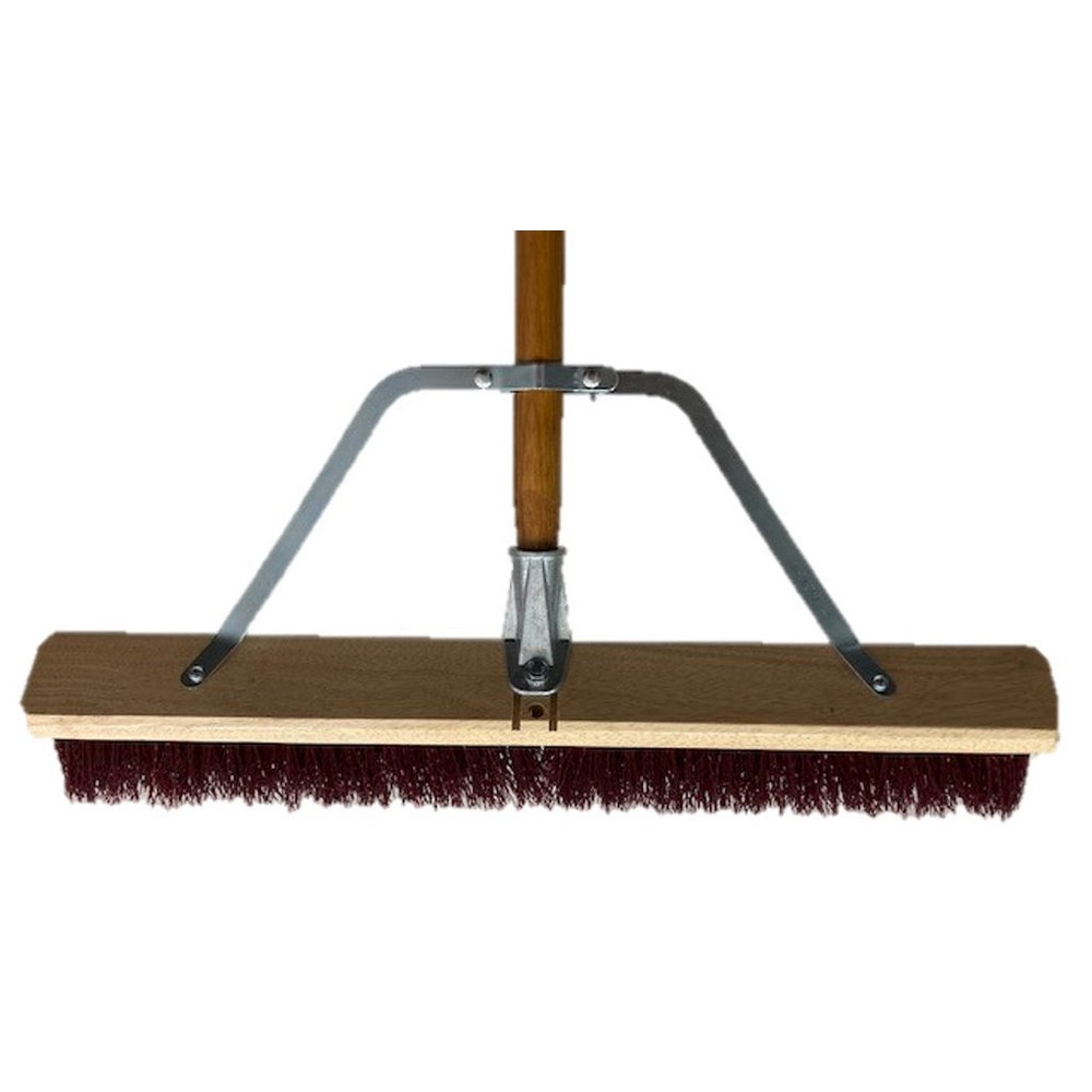 Better Brush 120724 Bolt-On Polypropylene Garage Broom - 24" - Assembled