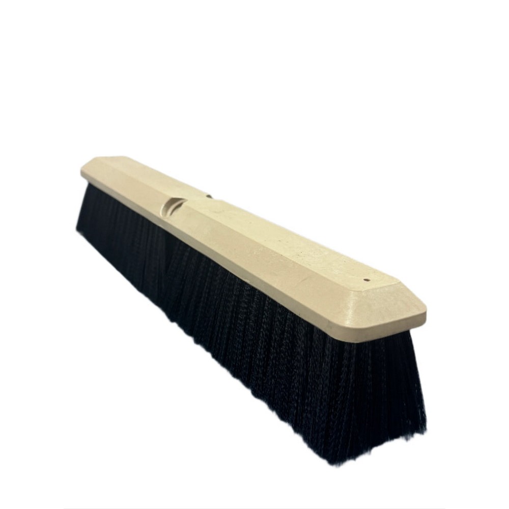 Better Brush 100924 Black Poly Floor Brush - Plastic Block  - 24"
