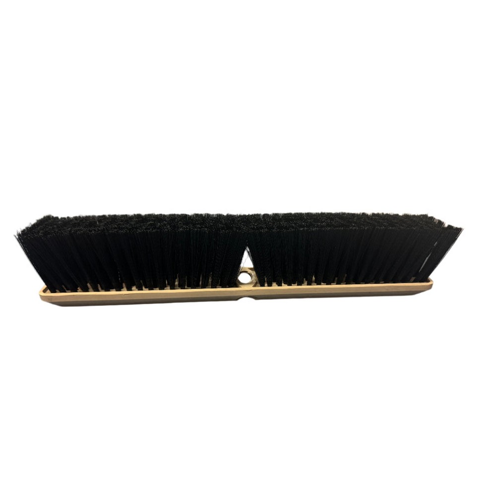 Better Brush 100924 Black Poly Floor Brush - Plastic Block  - 24"