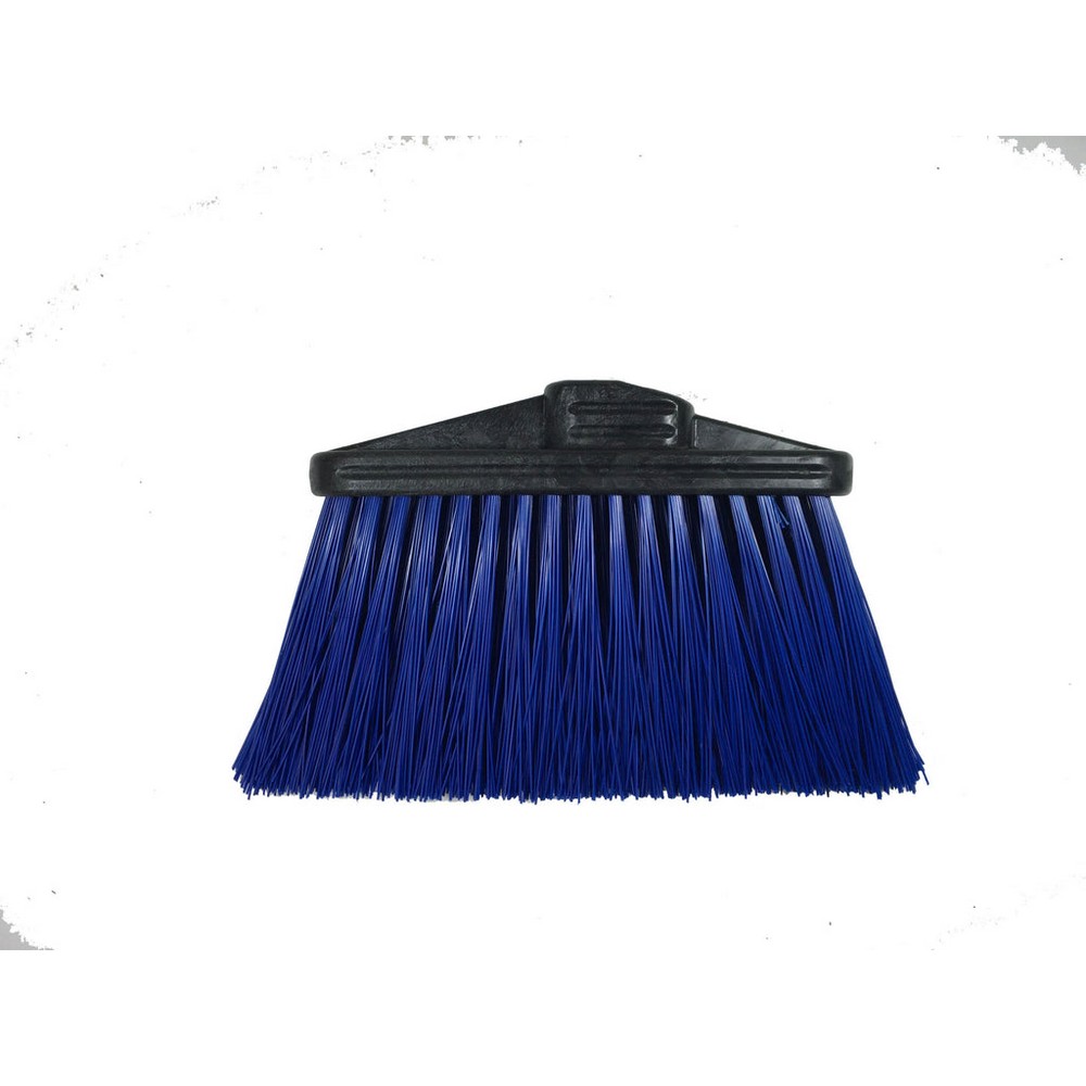 Better Brush 430209B Light Sweep Upright Broom Stiff - 5" Trim Blue - Head Only