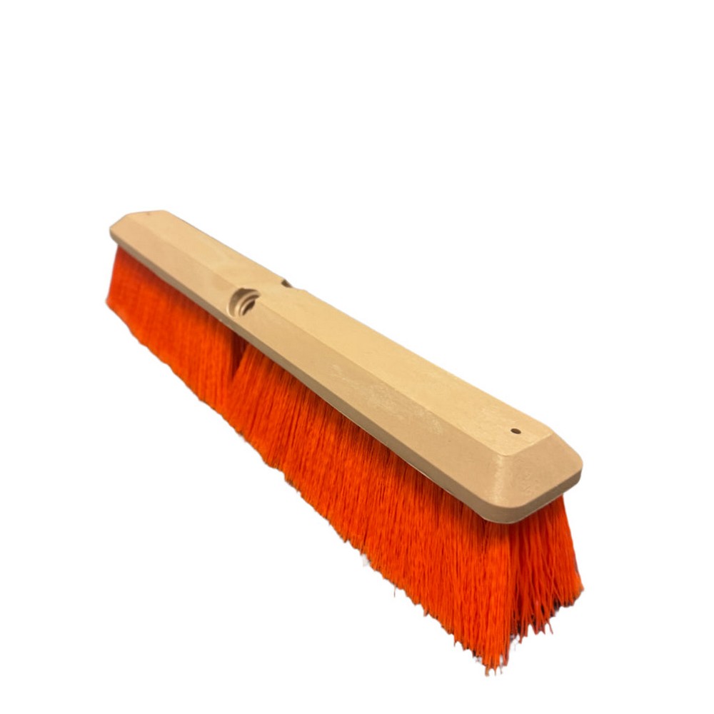 Better Brush 101918 Flagged Poly Outer Row / Stiff Poly Inner Row - 18" - Plastic Block