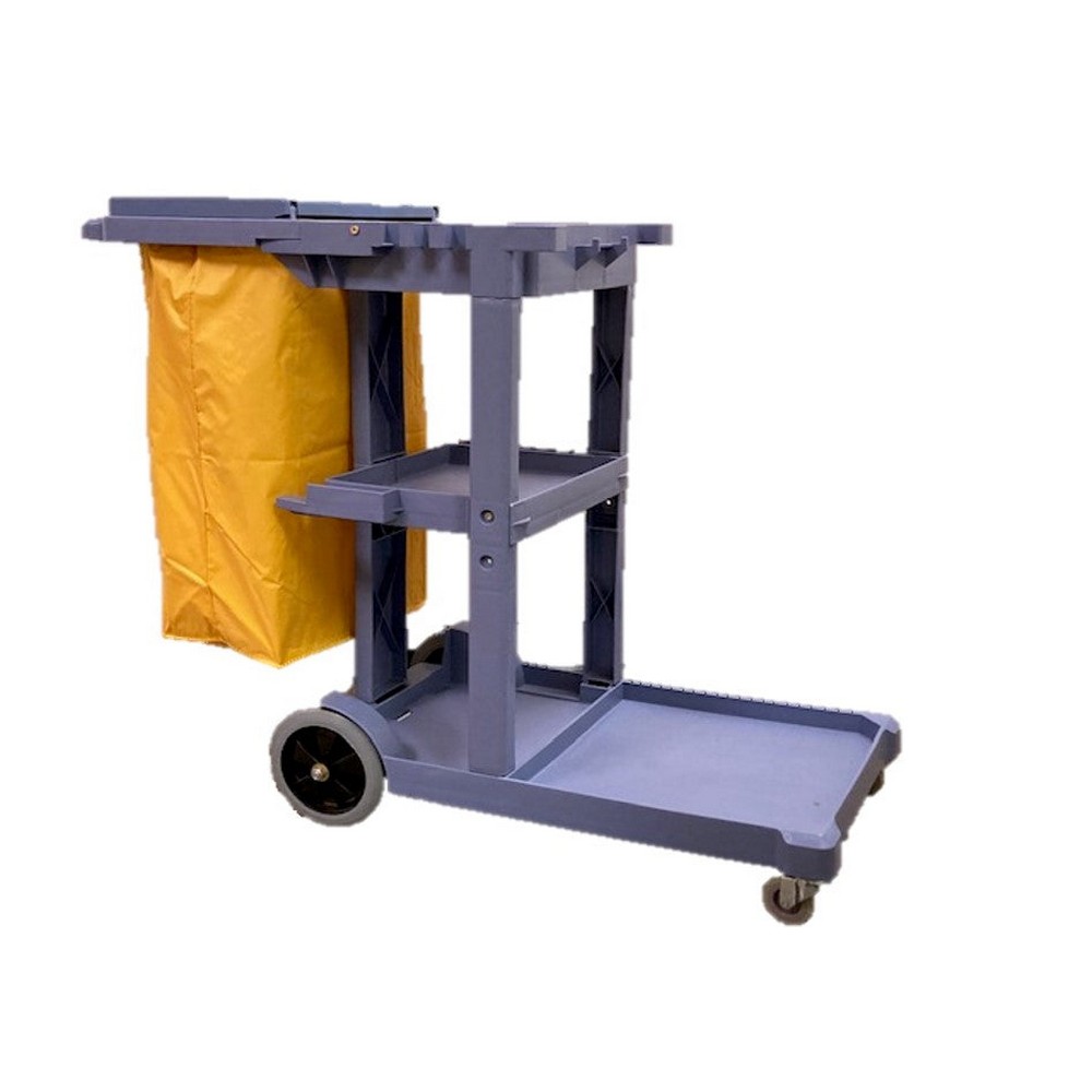 Better Brush 154048 Janitor's Cart - Gray