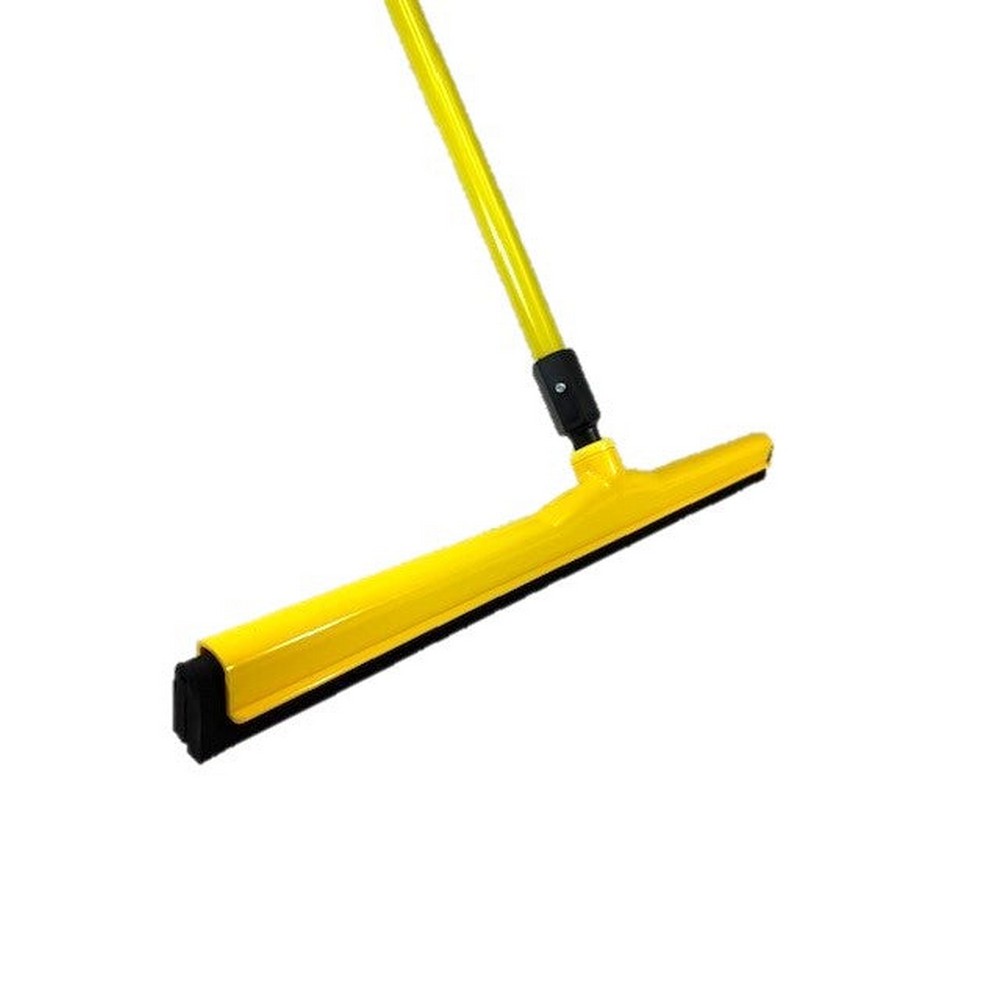 Better Brush 271318Y 18" Squeegee - 4' Fiberglass Handle Yellow Kit