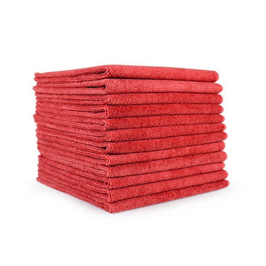 Perfect Products CSA006E Red 16" X 16" Microfiber Towel 24/Pack, 10 Pack/Case