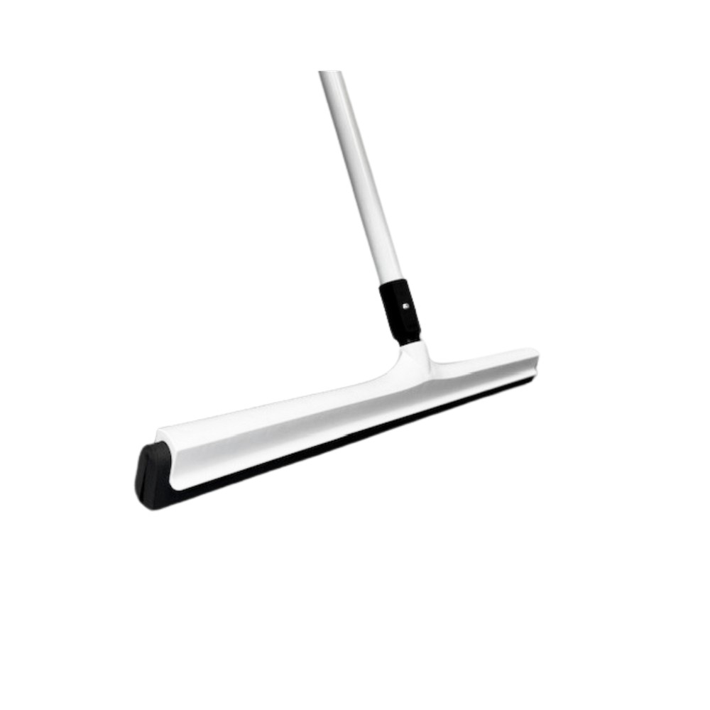 Better Brush 271622W 22" Black Moss Squeegee - 5' Fiberglass Handle White Kit