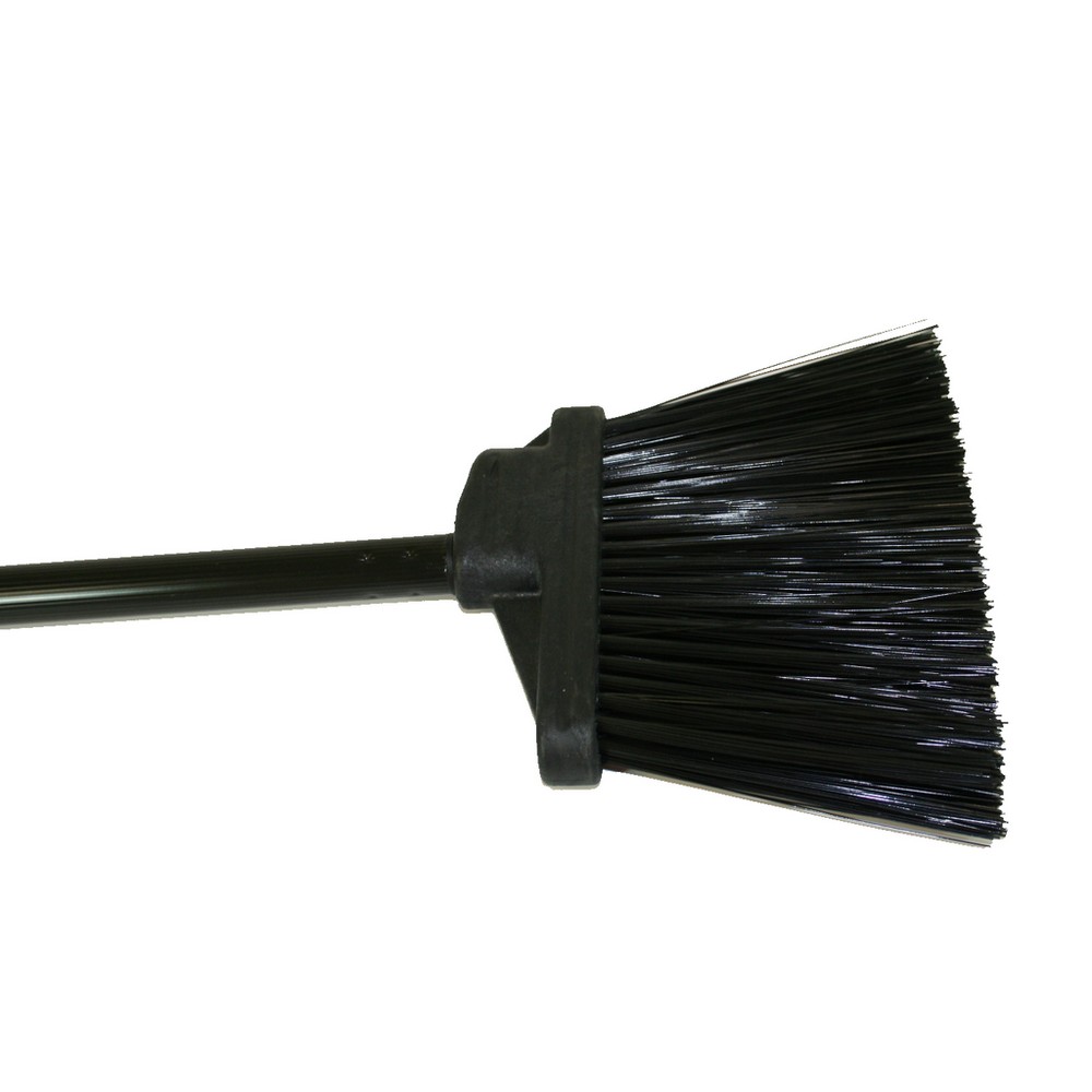 Better Brush 431206 Lobby Broom - 30" Black Metal Handle- Stiff Black