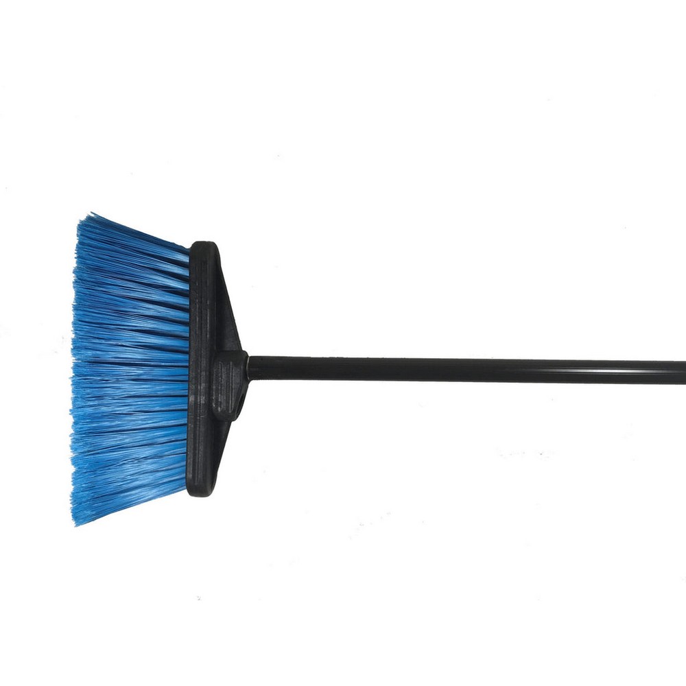 Better Brush 430309 Light Vertical Sweep - 4' Black Metal Handle - Blue Flagged