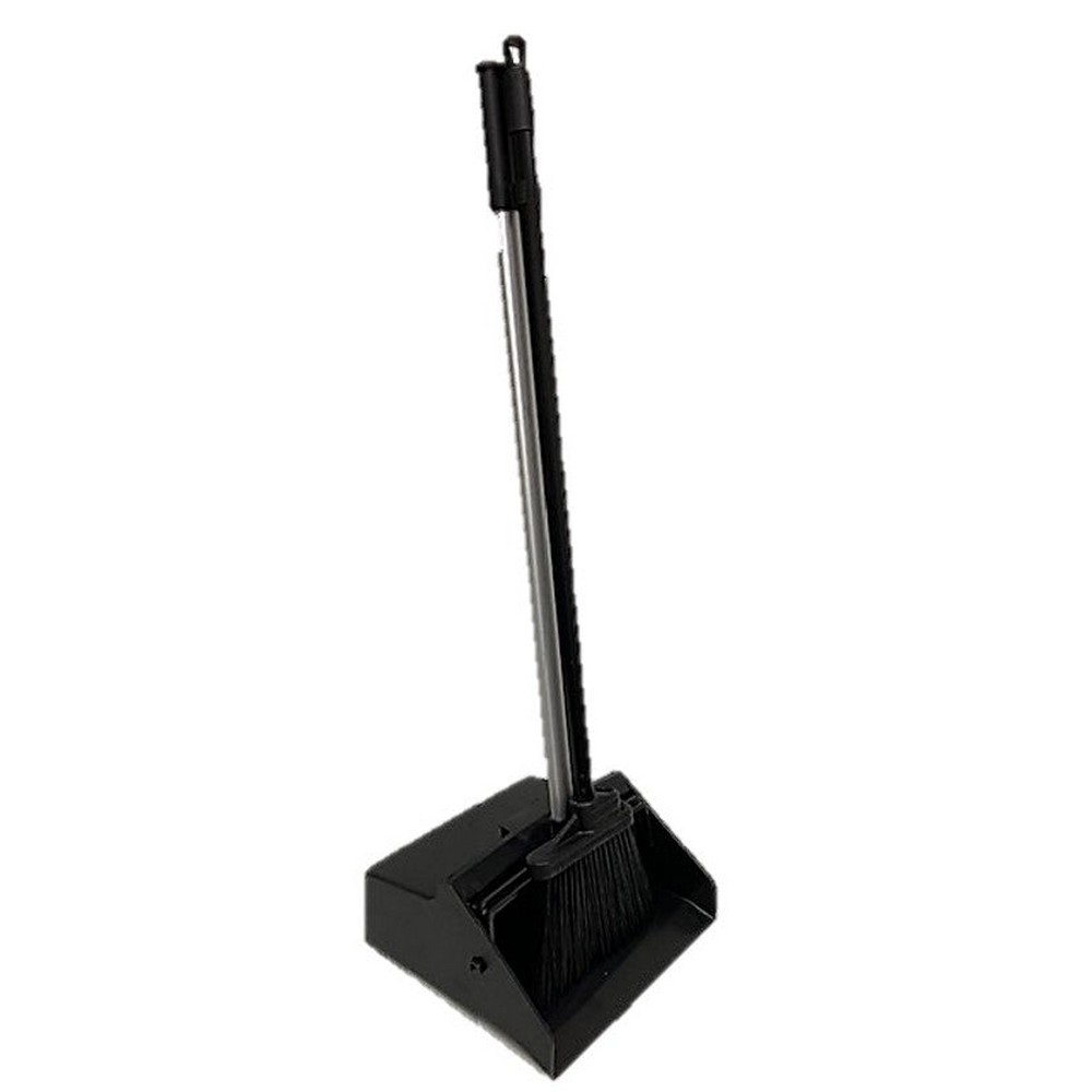 Better Brush 410712 Lobby Dust Pan with Straight Handle – Pan and Broom Combo
