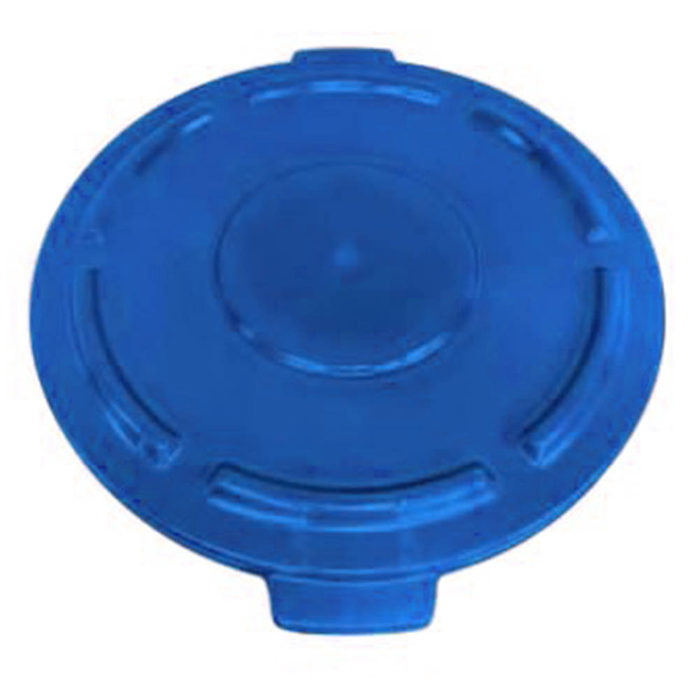 Quantum Storage Systems CTC-L44BL Lid for 44 Gal. Round Trash Can Blue