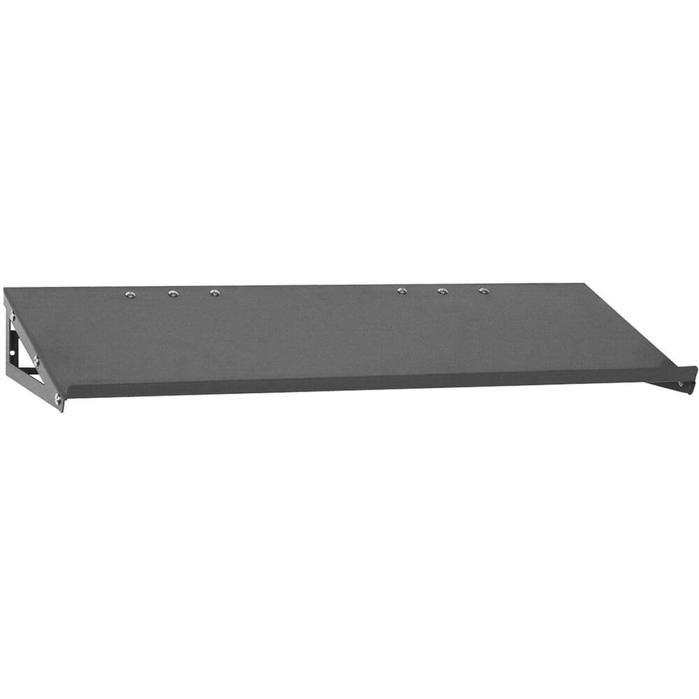 Quantum Storage Systems SLP-A1836 Gray Steel Slanted Shelf for Louvered Panel, 18" x 36"