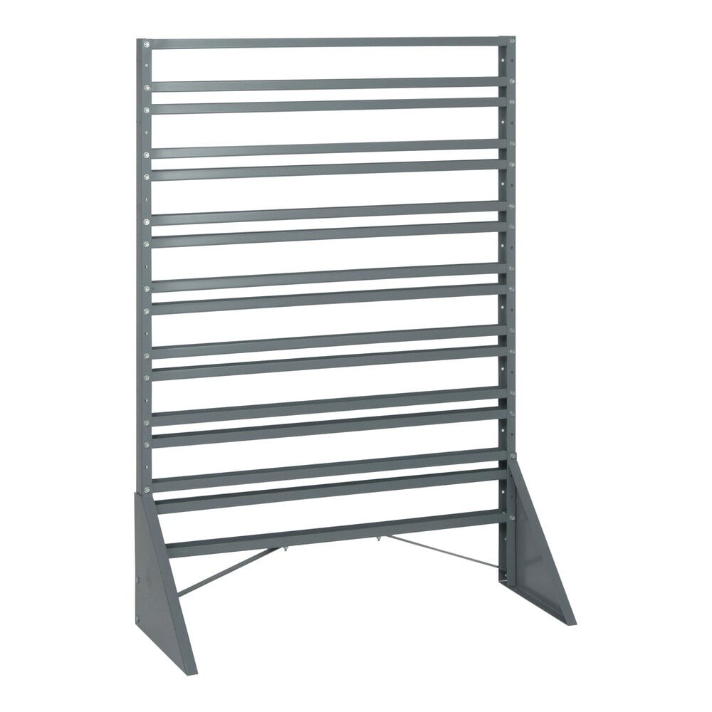 Quantum Storage Systems QRU-16S 36" x 15" x 53" Gray Steel Rail Rack with (16) Rails