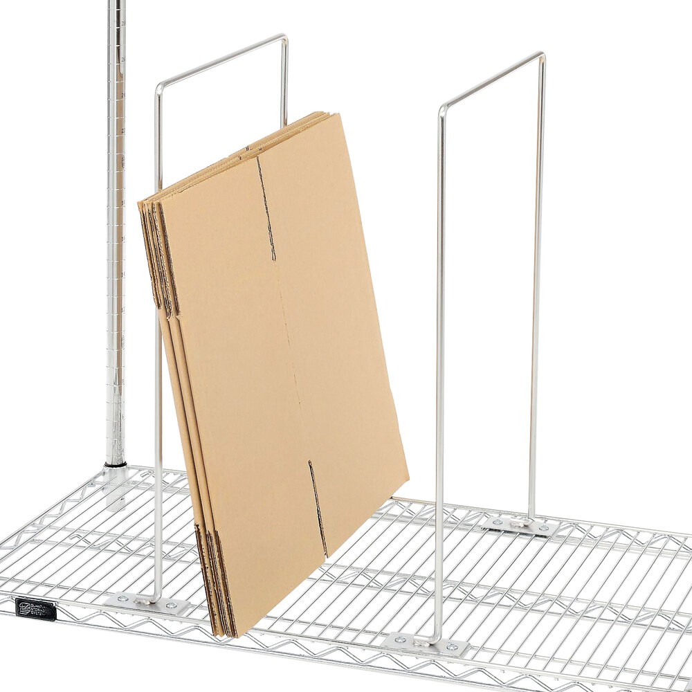 Quantum Storage Systems WCSD-1820 18" x 20 1/2" Chrome Wire Shelf Divider