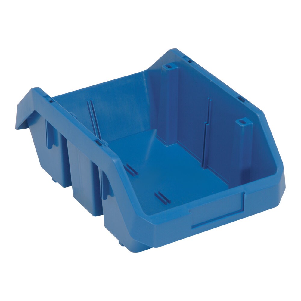 Quantum Storage Systems QP1285BL QuickPick 12 1/2" x 8 3/8" x 5" Blue Polypropylene Storage Bin