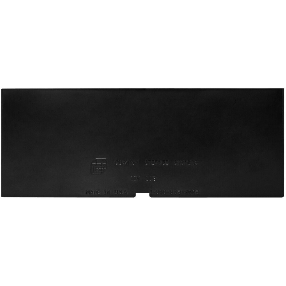 Quantum Storage Systems DIV203 Black Divider for IDR203 Interlocking Cabinet Drawer - 25/Pack
