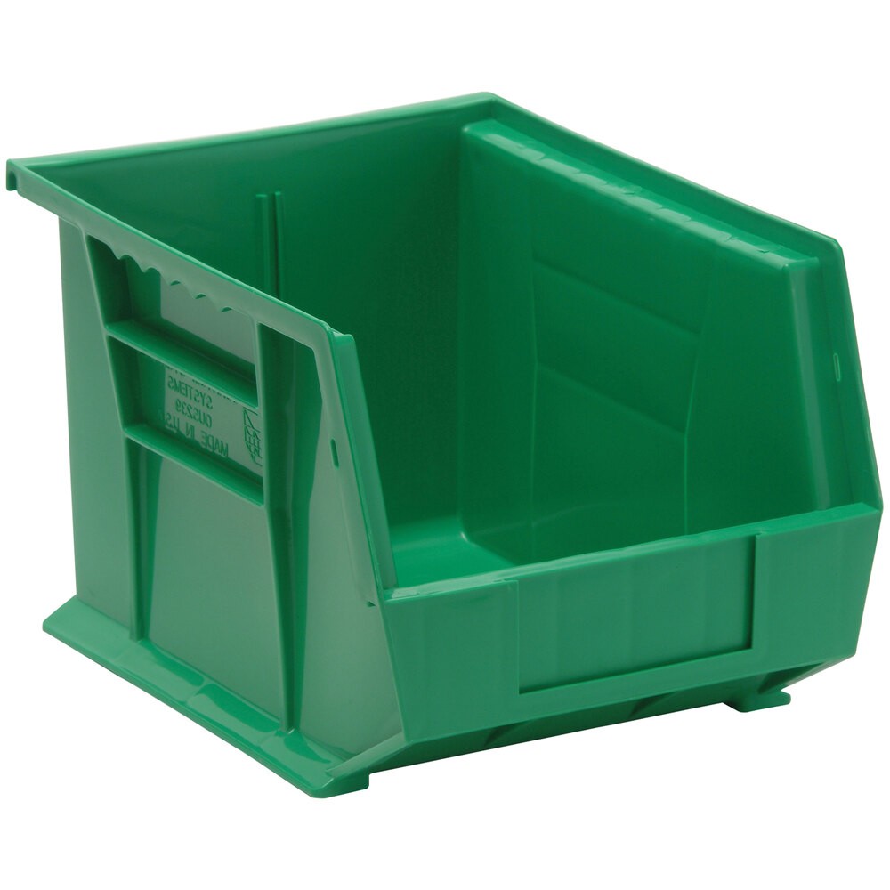 Quantum Storage Systems QUS-239GN 10 3/4" x 8 1/4" x 7" Green Hanging Bin