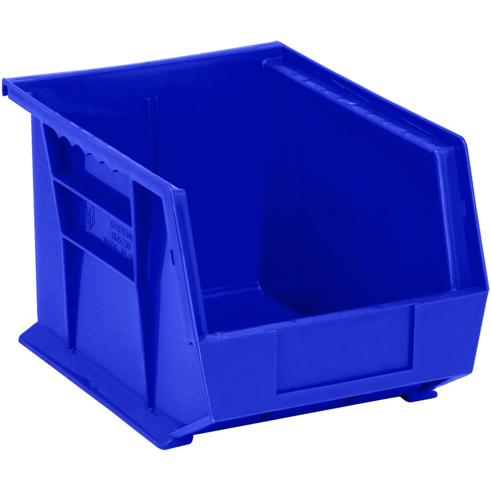 Quantum Storage Systems QUS-239BL 10 3/4" x 8 1/4" x 7" Blue Hanging Bin