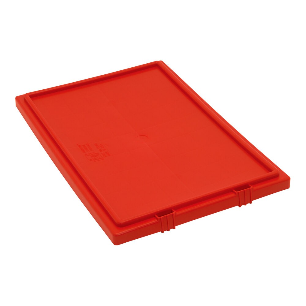 Quantum Storage Systems LID191RD Red Lid for SNT190RD and SNT195RD Stack and Nest Totes