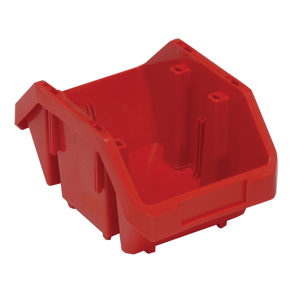 Quantum Storage Systems QP965RD QuickPick 9 1/2" x 6 5/8" x 5" Red Polypropylene Storage Bin