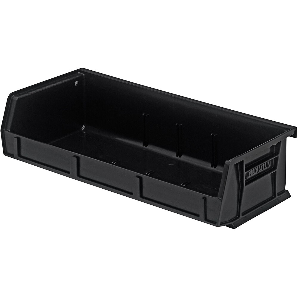 Quantum Storage Systems QUS-232BK 5 3/8" x 11" x 3" Black Hanging Bin