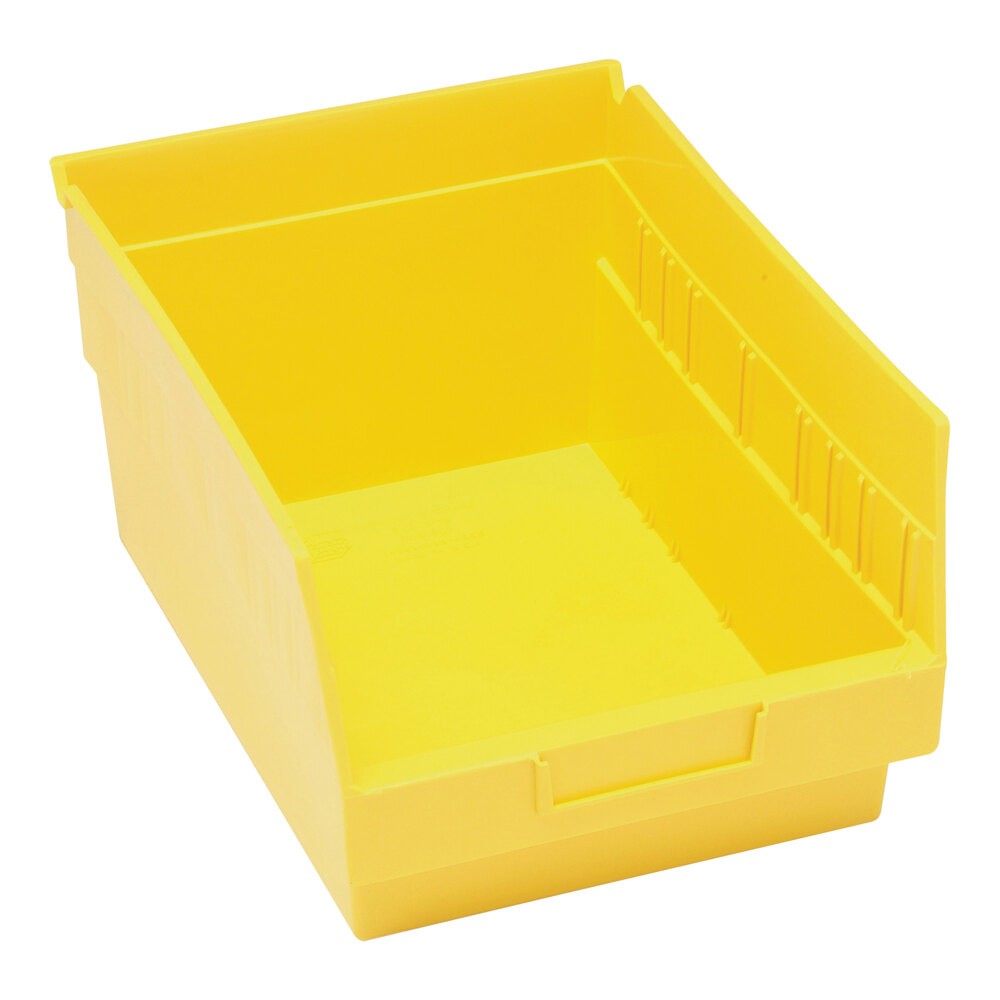 Quantum Storage Systems QSB207YL STORE-MORE 11 5/8" x 8 3/8" x 6" Yellow Shelf Bin