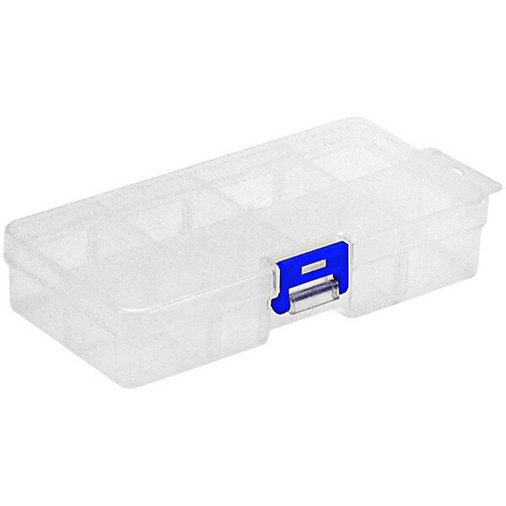 Quantum Storage Systems QB200 2 3/4" x 5 1/2" x 1 1/4" Compartment Storage Box with Adjustable Dividers