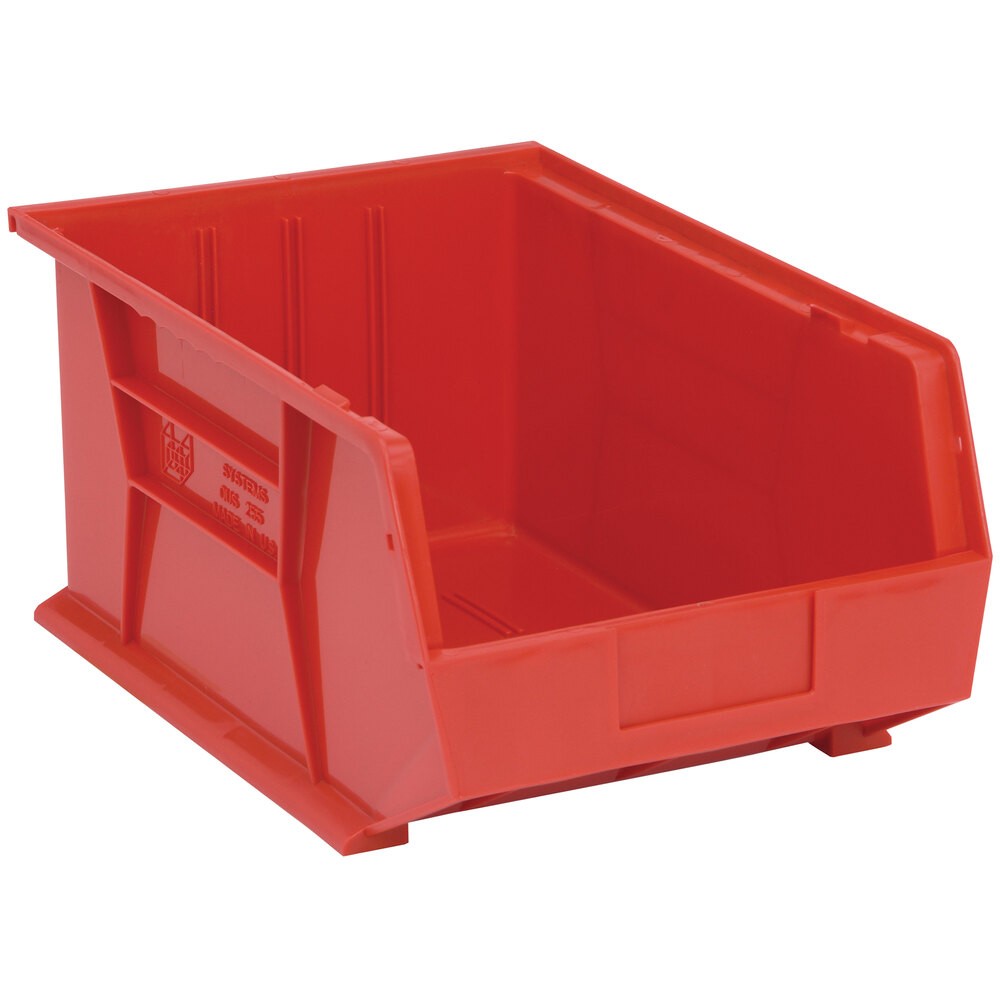 Quantum Storage Systems QUS-255RD 16" x 11" x 8" Red Hanging Bin
