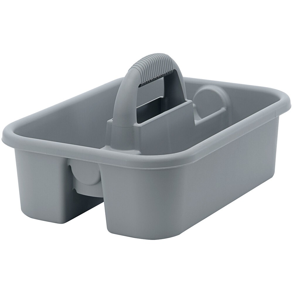 Quantum Storage Systems TC-500GY 13 3/8 x 18 1/4" x 9 1/8" Gray Polypropylene Tool Caddy